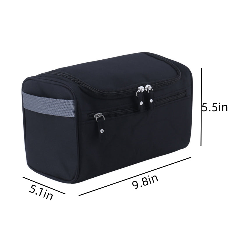 10" Portable Oxford Cloth Toiletry Bag W/ Hanging Hook
