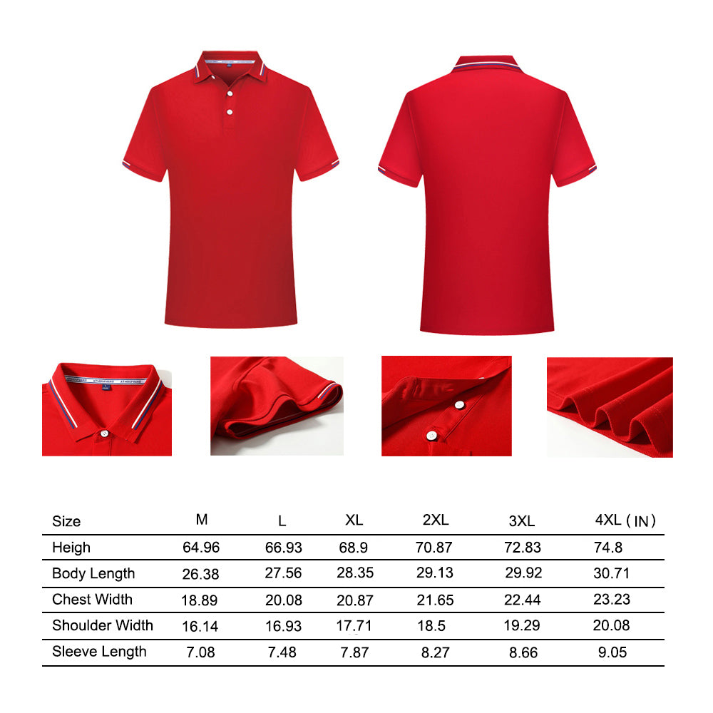 Custom Cotton Short-Sleeve Polo Shirt