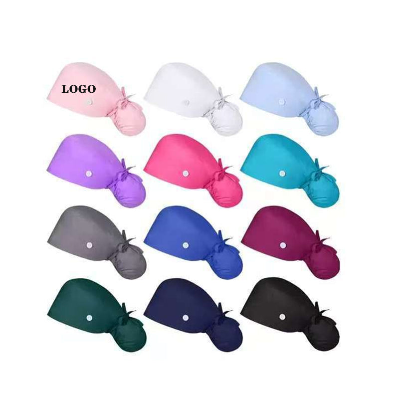 Scrub Cap W/ Buttons