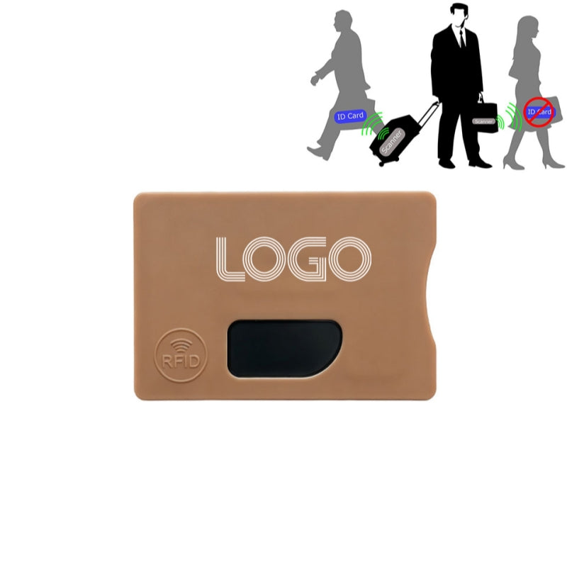 Portable Plastic Rfid Credit Bank Card Blocking Sleeve