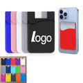 3" X 2" Self-Adhesive Silicone Phone Wallet