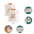 Reusable Cotton and Linen Bread Bags for Food Storage