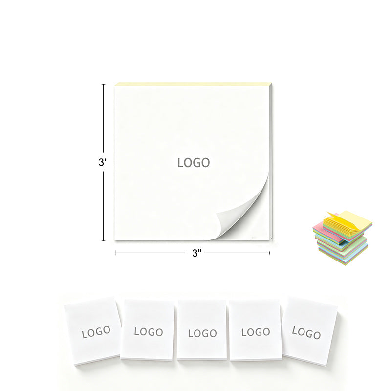 3" X 3" 50 Sheet Paper Sticky Notes