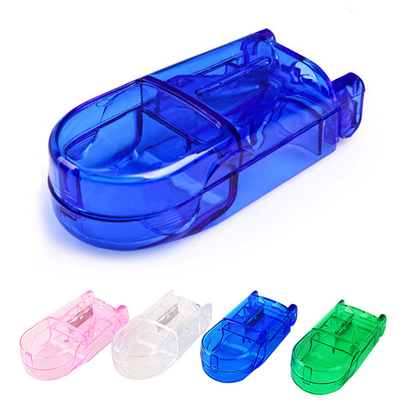 Pill Splitter With Retracting Blade Guard