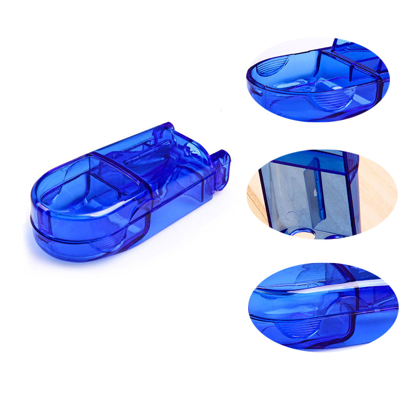 Pill Splitter With Retracting Blade Guard