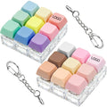 Plastic Keyboard Clicker Keychain W/ 9 Keys