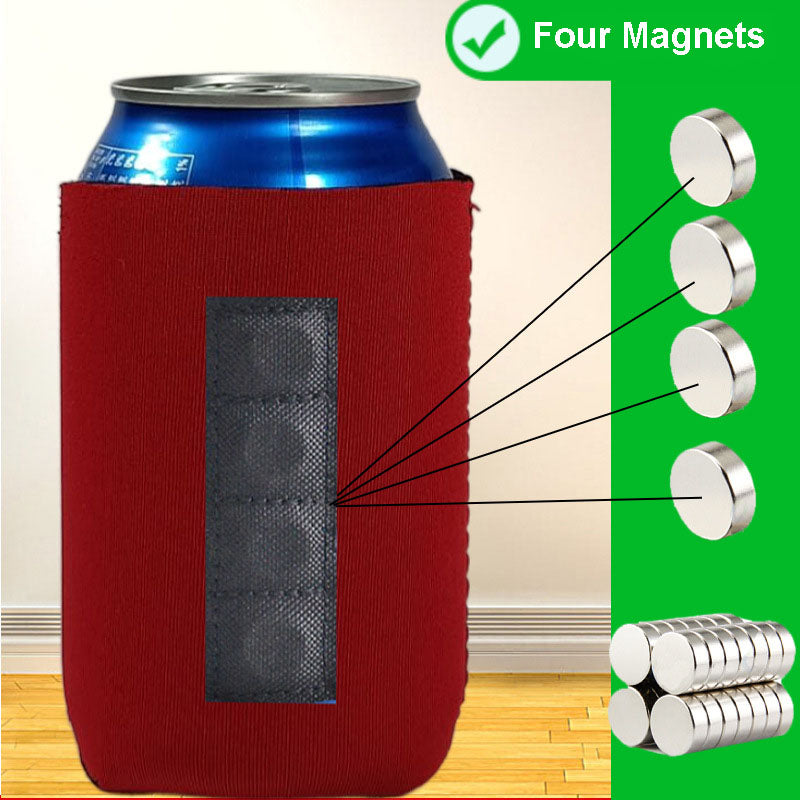 12 oz Neopren Magnetic Beer Can Cooler