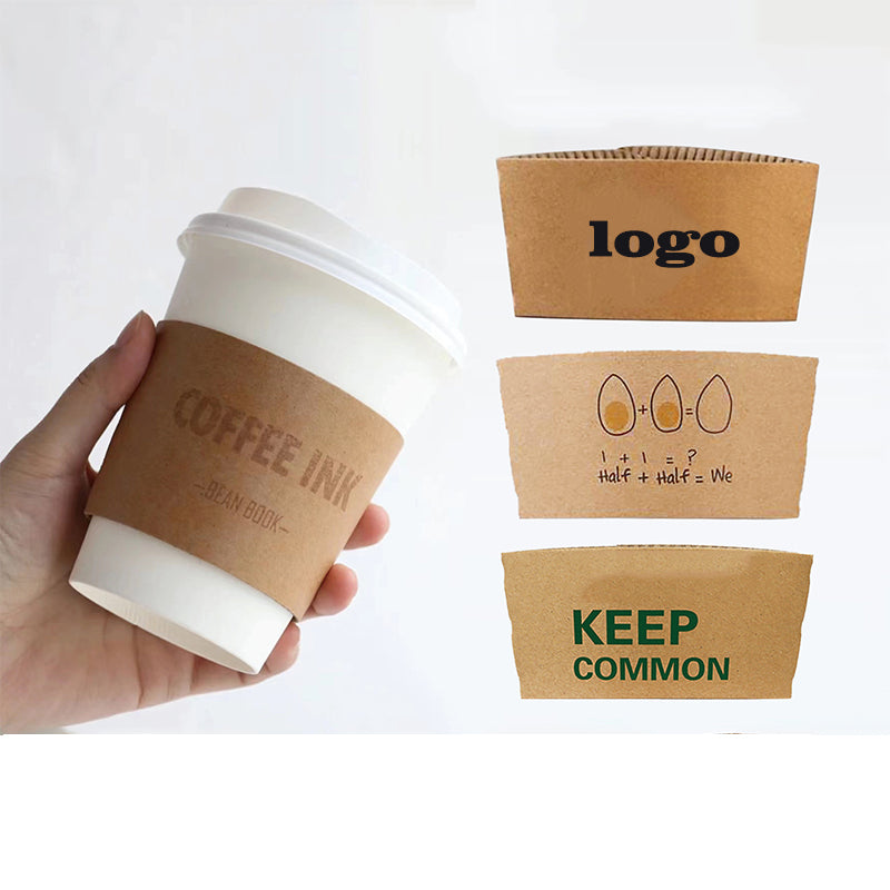 MUniversal Yellow Kraft Coffee Cup Sleeves