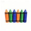 4" Pu Foam Crayon Shaped Squeeze Stress Reliever Toy
