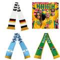 Polyester Knit Soccer Fan Cheer Scarf
