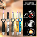 Electric Plasma Lighter W/ Flashlight & Bottle Opener
