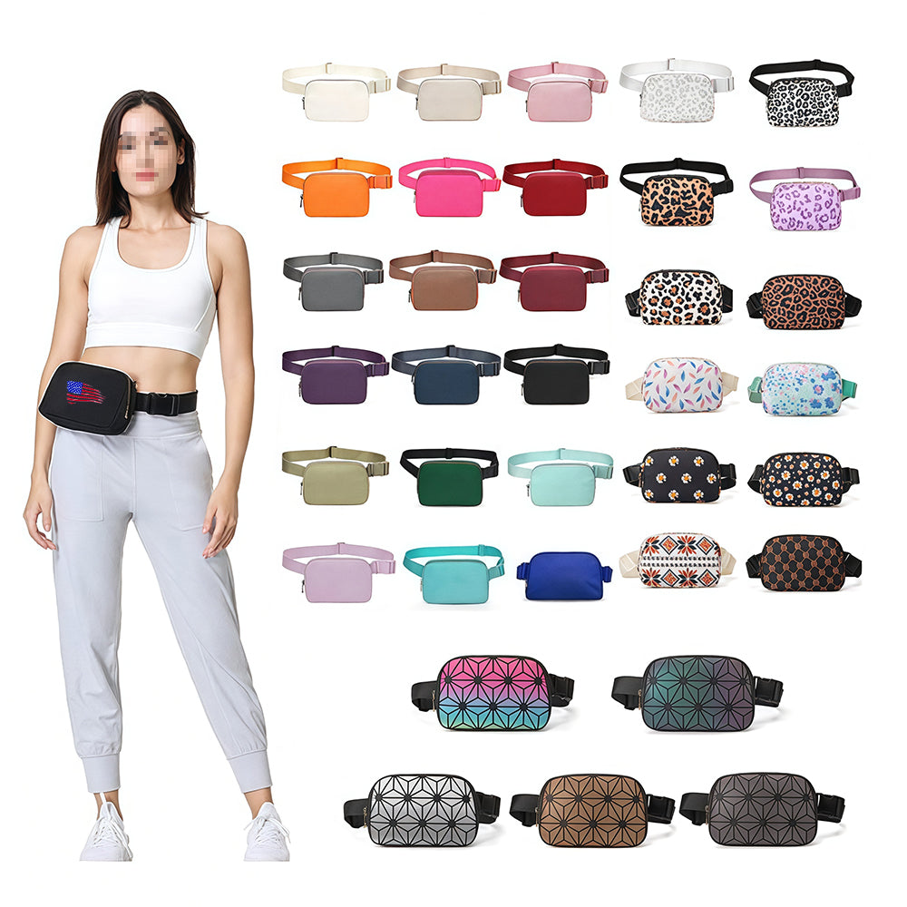 7 9/10" Nylon Crossbody Phone Bag