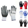 Black Foam Nitrile Palm‑Dipped Industrial Work Gloves