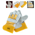 Thickened Heat-Resistant Suede Cowhide Welding Gloves